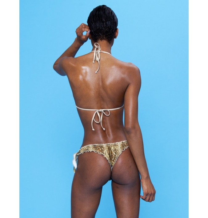 Gold Pyton Frou Frou Bottom